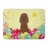 Caroline'S Treasures Easter Eggs Irish Water Spaniel Machine Washable Memory Foam Mat Doormats, Multicolor