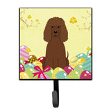Caroline'S Treasures Easter Eggs Irish Water Spaniel Wall Hook, Small, Multicolor