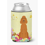 Caroline'S Treasures Easter Eggs Irish Setter Can Or Bottle Hugger, Can Hugger, Multicolor