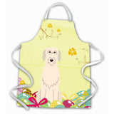 Caroline'S Treasures Easter Eggs Irish Wolfhound Apron, Large, Multicolor