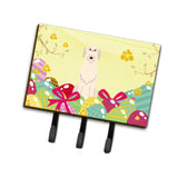 Caroline'S Treasures Easter Eggs Irish Wolfhound Leash Or Key Holder Hooks, Multicolor