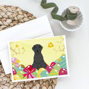 Easter Eggs Giant Schnauzer Greeting Cards And Envelopes Pack Of 8