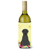 Caroline'S Treasures Bb6066Literk Easter Eggs Giant Schnauzer Wine Bottle Beverage Insulator Hugger, 750Ml, Multicolor