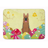 Caroline'S Treasures Easter Eggs German Shepherd Machine Washable Memory Foam Mat Doormats, Multicolor