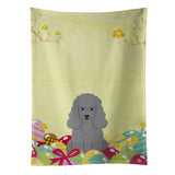 Caroline'S Treasures Easter Eggs Poodle Silver Kitchen Towel, Multicolor, 25 X 15