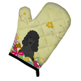 Caroline'S Treasures Easter Eggs Poodle Black Oven Mitt, Multicolor, 12 X 8.5