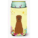 Caroline'S Treasures Easter Eggs Dogue De Bourdeaux Tall Boy Beverage Insulator Hugger, Multicolor