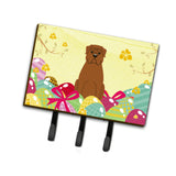 Caroline'S Treasures Easter Eggs Dogue De Bourdeaux Leash Or Key Holder Hooks, Multicolor