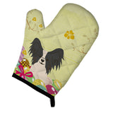 Caroline'S Treasures Easter Eggs Papillon Black White Oven Mitt, Multicolor, 12 X 8.5