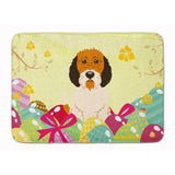 Caroline'S Treasures Easter Eggs Petit Basset Griffon Veenden Machine Washable Memory Foam Mat Doormats, Multicolor