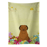 Caroline'S Treasures Easter Eggs Briard Brown Kitchen Towel, Multicolor, 25 X 15
