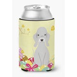 Caroline'S Treasures Easter Eggs Bedlington Terrier Blue Can Or Bottle Hugger, Can Hugger, Multicolor