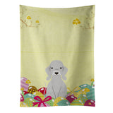 Caroline'S Treasures Easter Eggs Bedlington Terrier Blue Kitchen Towel, Multicolor, 25 X 15