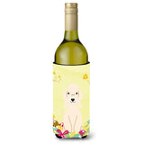 Caroline'S Treasures Bb6091Literk Easter Bedlington Terrier Sandy Wine Bottle Beverage Insulator Hugger, 750Ml, Multicolor