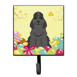 Caroline'S Treasures Easter Eggs Cocker Spaniel Black Wall Hook, Small, Multicolor