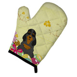 Caroline'S Treasures Easter Eggs Cocker Spaniel Black Tan Oven Mitt, Multicolor, 12 X 8.5