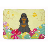 Caroline'S Treasures Easter Eggs Cocker Spaniel Black Tan Machine Washable Memory Foam Mat Doormats, Multicolor