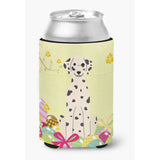 Caroline'S Treasures Easter Eggs Dalmatian Can Or Bottle Hugger, Can Hugger, Multicolor