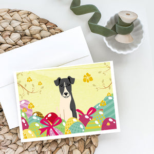 Easter Eggs Smooth Fox Terrier Greeting Cards And Envelopes Pack Of 8