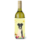 Caroline'S Treasures Bb6098Literk Easter Eggs Smooth Fox Terrier Wine Bottle Beverage Insulator Hugger, 750Ml, Multicolor