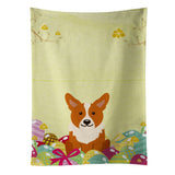 Caroline'S Treasures Easter Eggs Corgi Kitchen Towel, Multicolor, 25 X 15