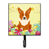 Caroline'S Treasures Easter Eggs Corgi Wall Hook, Small, Multicolor