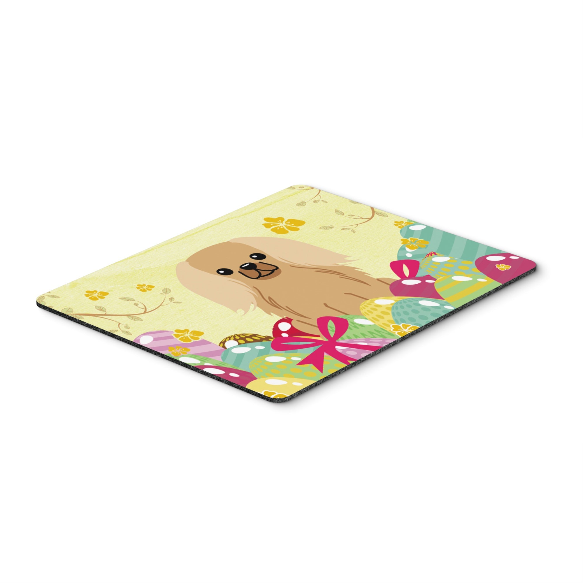 Caroline'S Treasures Easter Eggs Pekingese Fawn Sable Mouse Pad, Hot Pad Or Trivet, Multicolor, 7.75X9.25  (Bb6104Mp)