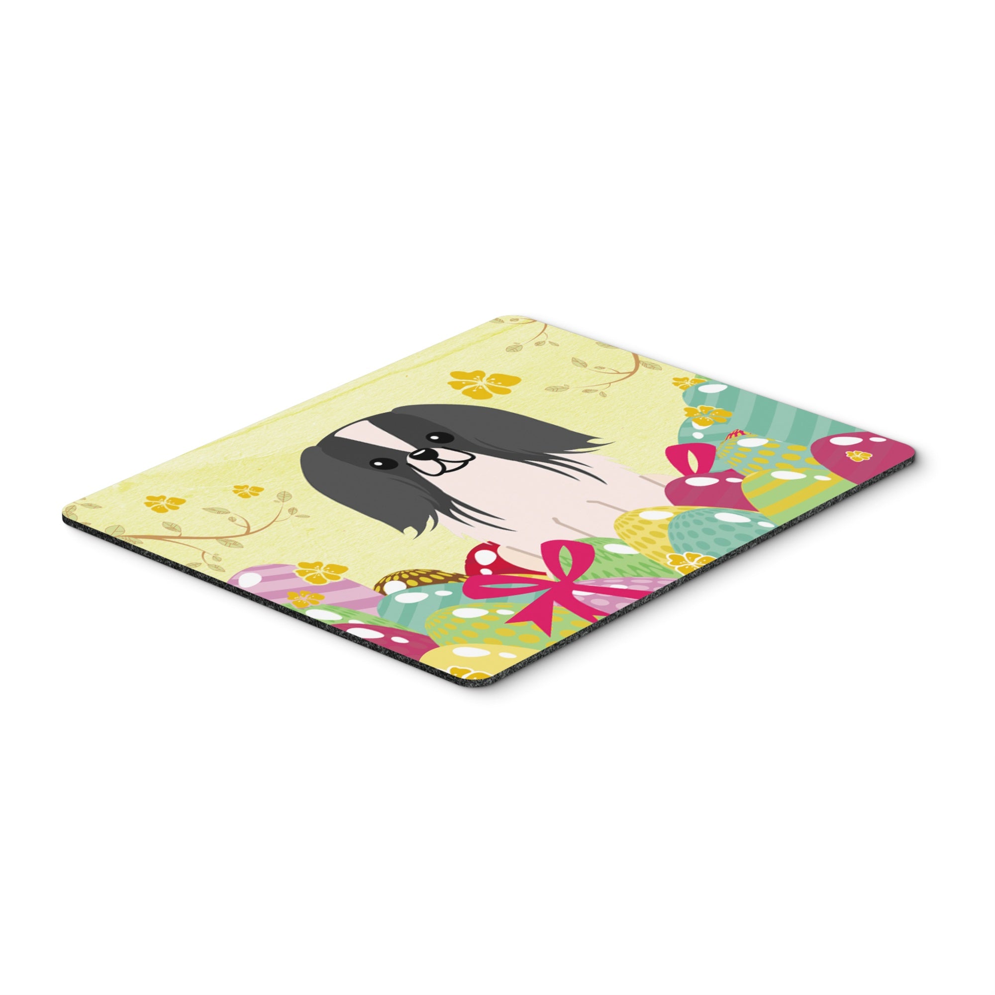 Caroline'S Treasures Easter Eggs Pekingese Black White Mouse Pad, Hot Pad Or Trivet, Multicolor, 7.75X9.25  (Bb6105Mp)