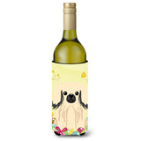 Caroline'S Treasures Bb6106Literk Easter Eggs Pekingnese Cream Wine Bottle Beverage Insulator Hugger, 750Ml, Multicolor