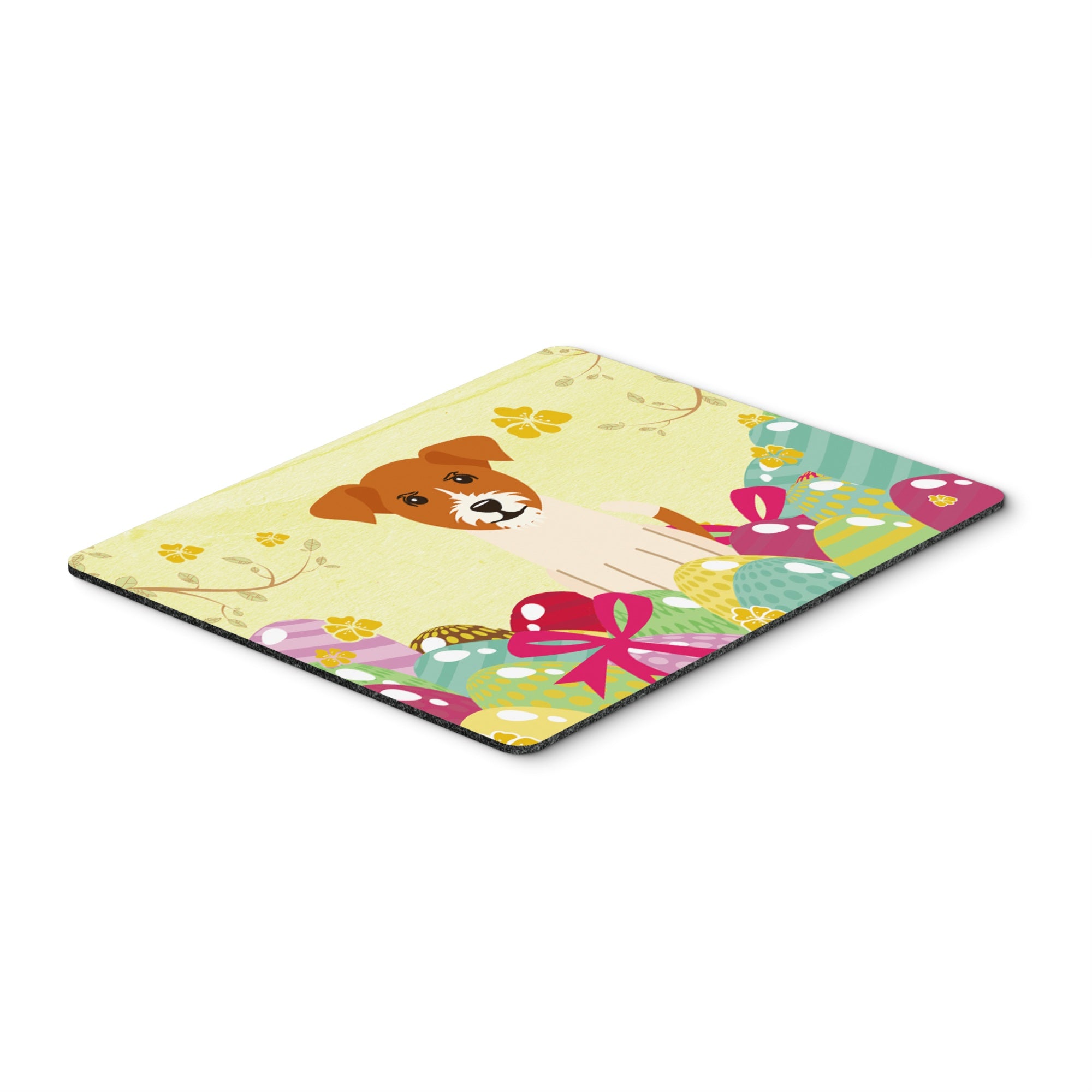 Caroline'S Treasures Easter Eggs Jack Russell Terrier Mouse Pad, Hot Pad Or Trivet, Multicolor, 7.75X9.25  (Bb6108Mp)