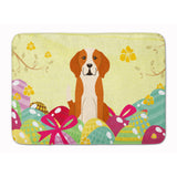 Caroline'S Treasures Easter Eggs English Foxhound Machine Washable Memory Foam Mat Doormats, Multicolor