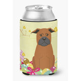 Caroline'S Treasures Easter Eggs Chinese Chongqing Dog Can Or Bottle Hugger, Can Hugger, Multicolor
