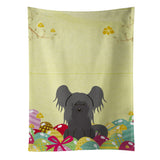 Caroline'S Treasures Easter Eggs Chinese Crested Black Kitchen Towel, Multicolor, 25 X 15