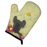 Caroline'S Treasures Easter Eggs Chinese Crested Black Oven Mitt, Multicolor, 12 X 8.5