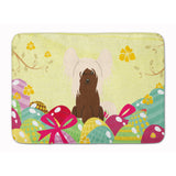 Caroline'S Treasures Easter Eggs Chinese Crested Cream Machine Washable Memory Foam Mat Doormats, Multicolor