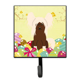 Caroline'S Treasures Easter Eggs Chinese Crested Cream Wall Hook, Small, Multicolor