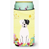 Caroline'S Treasures Easter Eggs White Boxer Cooper Tall Boy Beverage Insulator Hugger, Multicolor