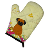 Caroline'S Treasures Easter Eggs Fawn Boxer Oven Mitt, Multicolor, 12 X 8.5