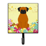 Caroline'S Treasures Easter Eggs Fawn Boxer Wall Hook, Small, Multicolor