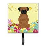 Caroline'S Treasures Easter Eggs Brindle Boxer Wall Hook, Small, Multicolor