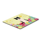 Caroline'S Treasures Easter Eggs Border Collie Black White Mouse Pad, Hot Pad Or Trivet, Multicolor, 7.75X9.25  (Bb6118Mp)