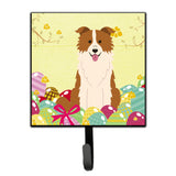 Caroline'S Treasures Easter Eggs Border Collie Red White Wall Hook, Small, Multicolor