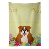 Caroline'S Treasures Easter Eggs English Bulldog Red White Kitchen Towel, Multicolor, 25 X 15