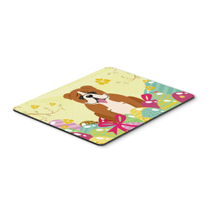 Caroline'S Treasures Easter Eggs English Bulldog Red White Mouse Pad, Hot Pad Or Trivet, Multicolor, 7.75X9.25  (Bb6120Mp)