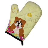 Caroline'S Treasures Easter Eggs English Bulldog Red White Oven Mitt, Multicolor, 12 X 8.5