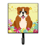 Caroline'S Treasures Easter Eggs English Bulldog Red White Wall Hook, Small, Multicolor