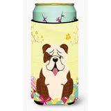 Caroline'S Treasures Easter English Bulldog Brindle Tall Boy Beverage Insulator Hugger, Multicolor