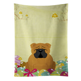 Caroline'S Treasures Easter Eggs English Bulldog Red Kitchen Towel, Multicolor, 25 X 15