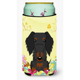 Caroline'S Treasures Easter Wire Haired Dachshund Tall Boy Beverage Insulator Hugger, Multicolor