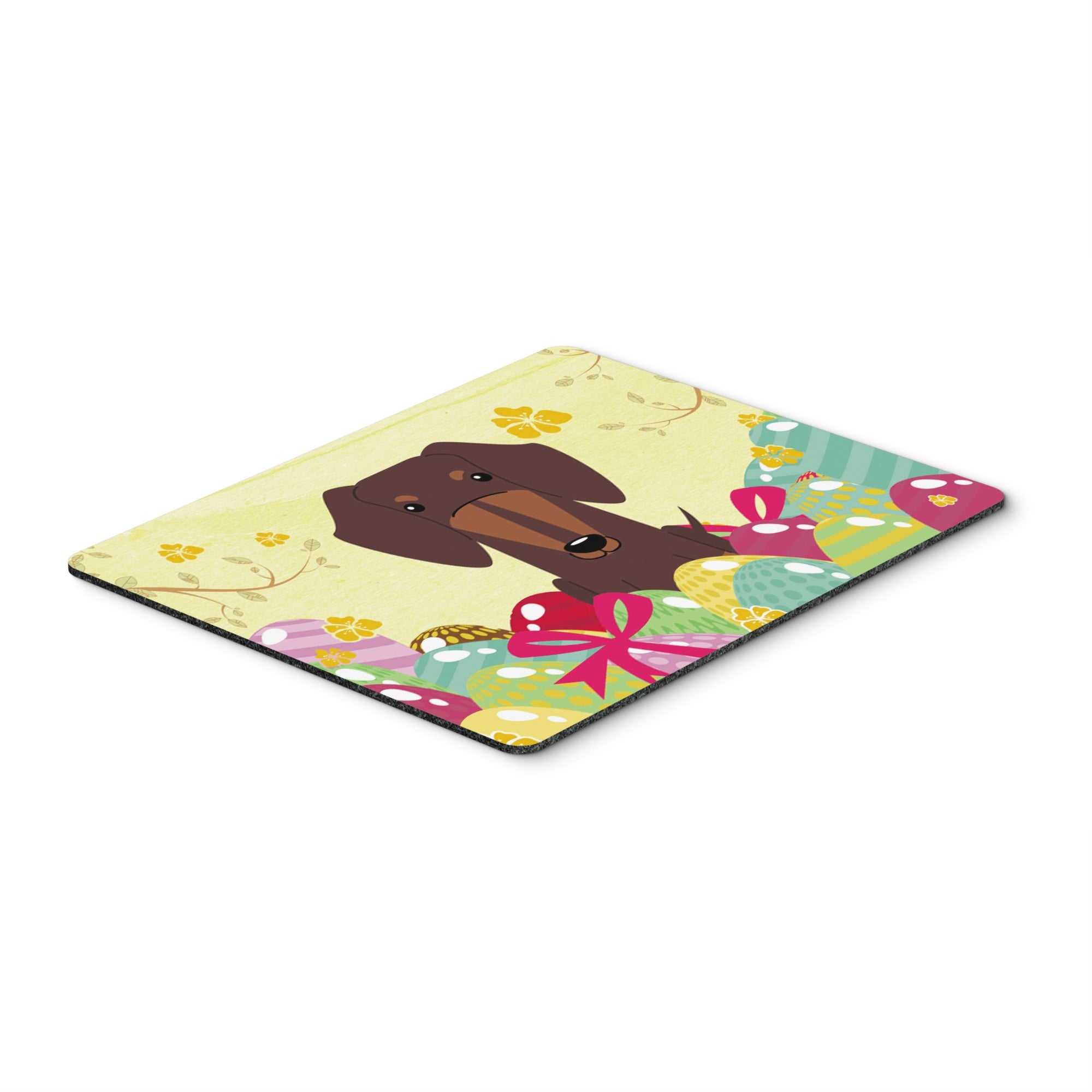 Caroline'S Treasures Easter Eggs Dachshund Chocolate Mouse Pad, Hot Pad Or Trivet, Multicolor, 7.75X9.25  (Bb6131Mp)